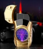 Car Watch Lighter – Windproof Jet Flame Lighter with Clock Dial - Image 2