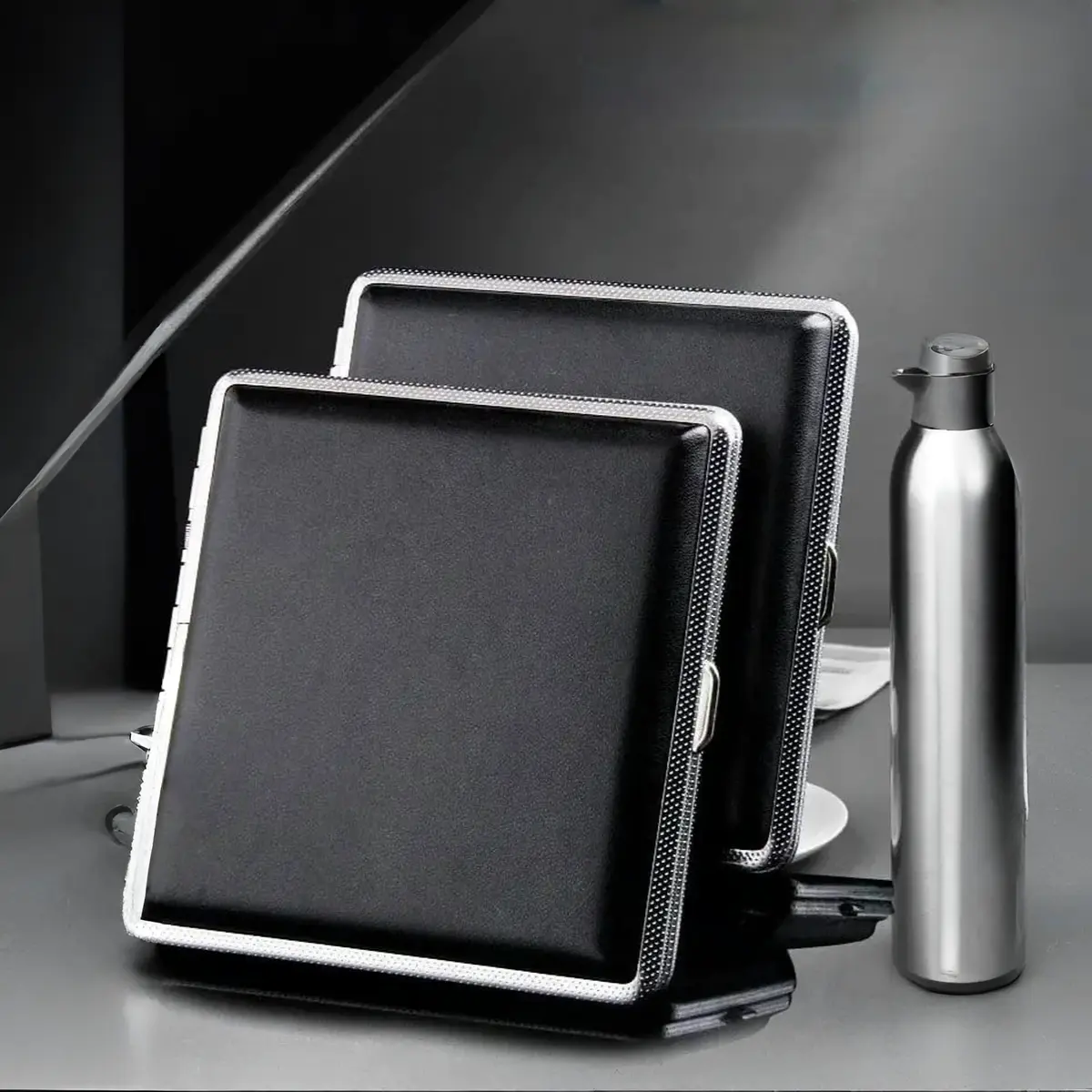 cigarette case leather Slim Leather Cigarette Case - Image 1