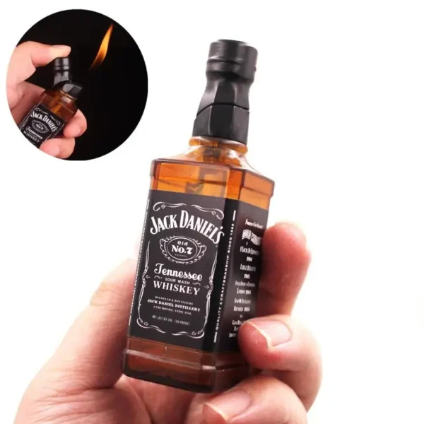 Jack Daniels Whiskey Bottle Gas Lighter - Image 5