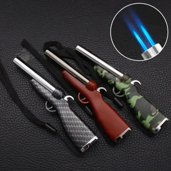 Jet Flame Double Barrel Rifle Lighter