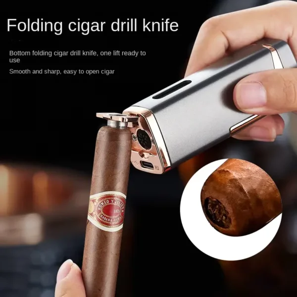 Gas & Electric Portable Cigar Lighter - Image 6