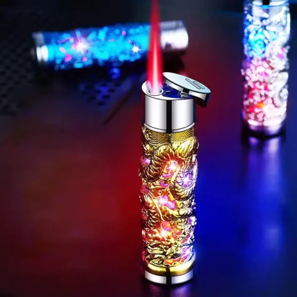 Dragon Design Red Flame Lighter - Image 6