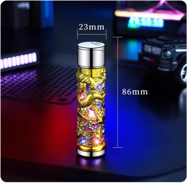 Dragon Design Red Flame Lighter - Image 8