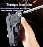 2 in 1 Gun Lighter and Cigarette Case - Image 3