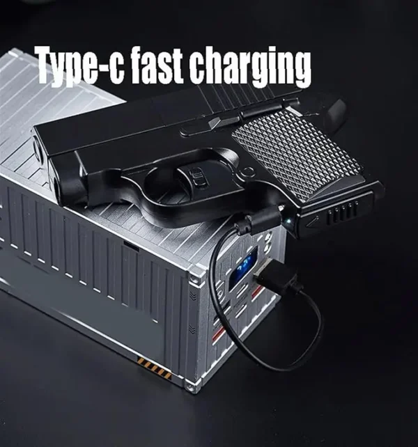 2 in 1 Gun Lighter and Cigarette Case - Image 5