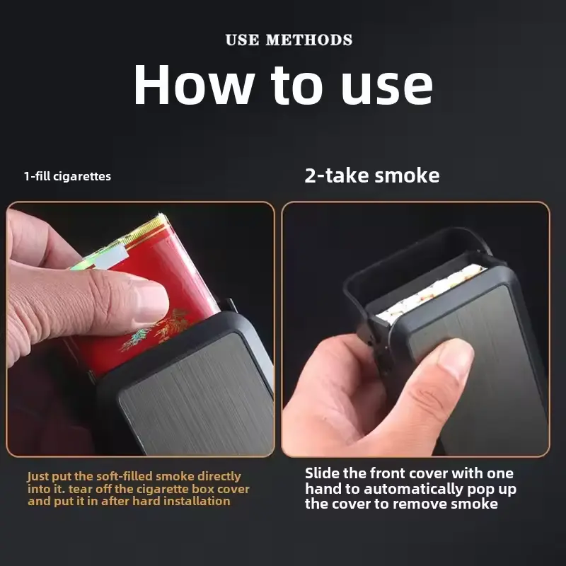 Cigarette Case with Electric Lighter-lighters.pk