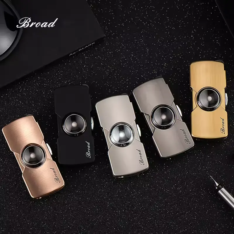 Mini Metal Fingertip Gyro Lighter