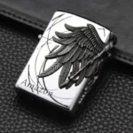 Windproof 3D Angel Zippo Lighter