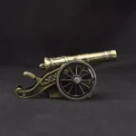 Side view of the artillery cannon lighter highlighting classic shape