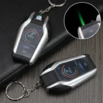 Car Key Shape Jet Flame Lighter standing upright on a surface