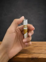 Top view of the cigarette lighter showing the ignition end