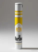 Marlboro Cigarette Shape Lighter showing full realistic cigarette design