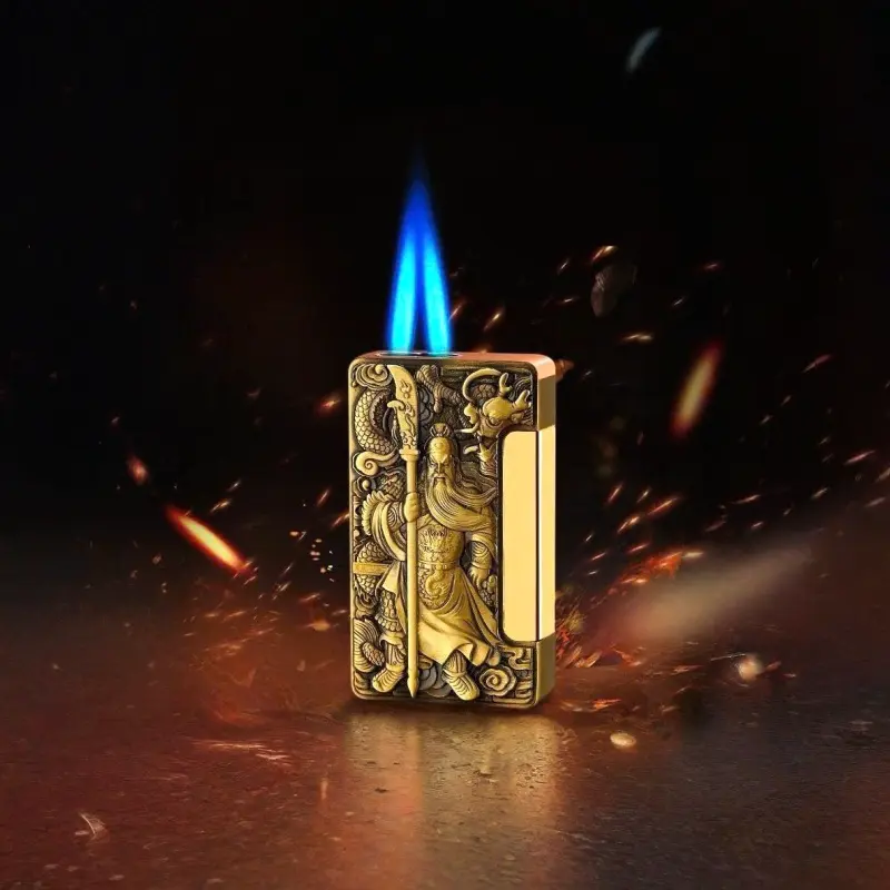 KungFu Lighter – Engraved Warrior design