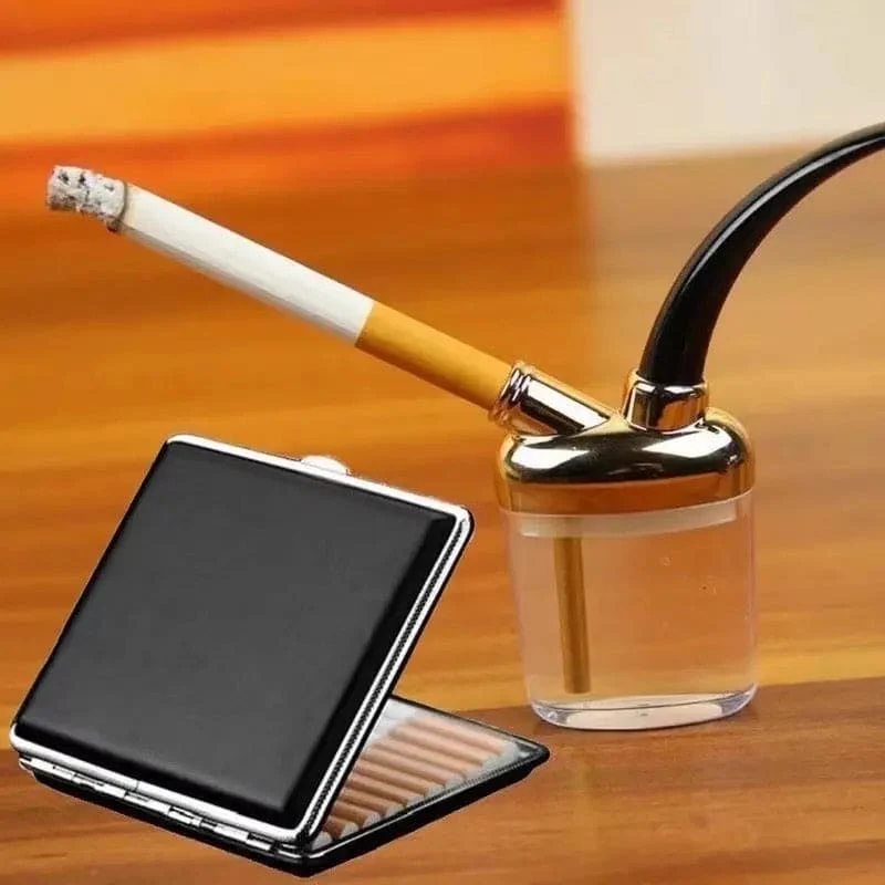 Multifunction Hookah Filter Water Pipe Mini Hookah Water Pipe standing upright on a surface